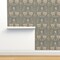 Arts And Crafts English Garden Honeysuckle Floral Damask William Morris Custom Removable Wallpaper by Spoonflower Peel & Stick Wallpaper 2FT Wide